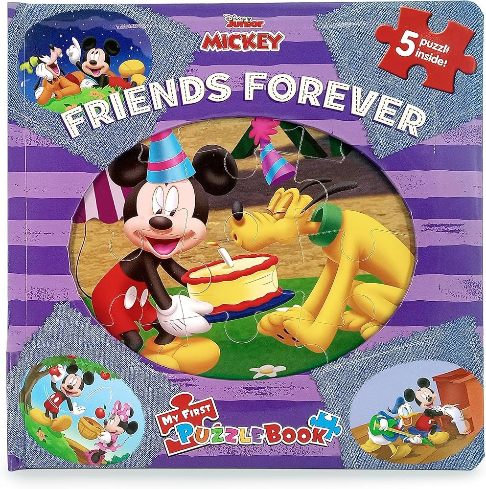 Disney Junior Mickey Friends Forever My First Puzzle Book - Jigsaw Puzzles for kids, 10-page boar... | Amazon (US)