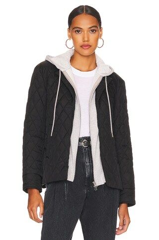 Central Park West Blake Quilted Dickie Jacket in Black from Revolve.com | Revolve Clothing (Global)