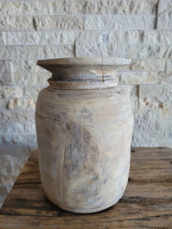 Vintage Rustic Wood Honey Pot | Etsy (US)