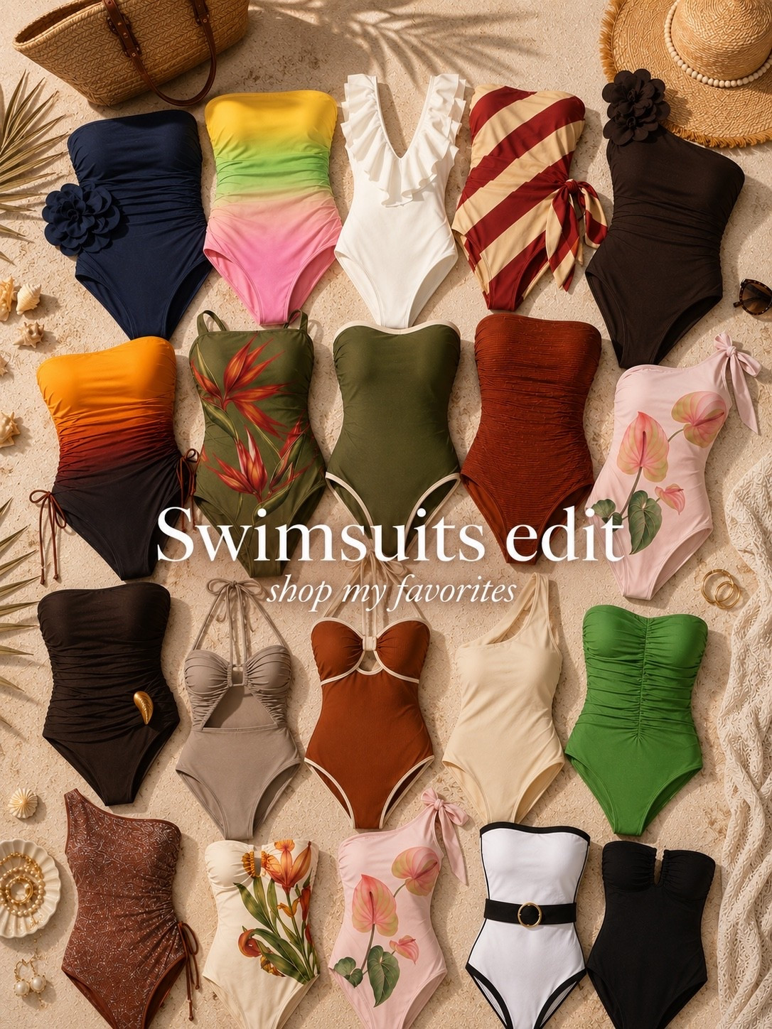 The swimsuits that caught my eye this season. Elegant cuts, flattering fits, beautiful colors… and a few real statement pieces.

#LTKSwim #LTKSeasonal #LTKOver40