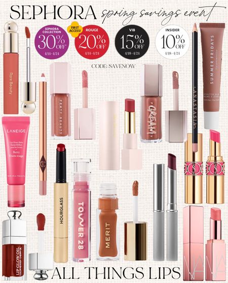 Sephora sale lipsticks, lip oils, lip plumper, lip glosses and lip moisturizers! 

Sephora sale bestsellers and top finds! These are some of my favorite beauty and skin products! #sephorasale Sephora spring savings event, Sephora sale favorites, Sephora lip gloss, Sephora lip oil, Sephora lipstick, Sephora lip finds, Sephora lippie 

#LTKbeauty #LTKBeautySale #LTKsalealert