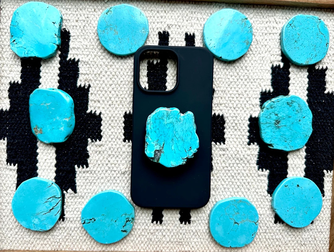Turquoise Phone Grip XL - Etsy | Etsy (US)