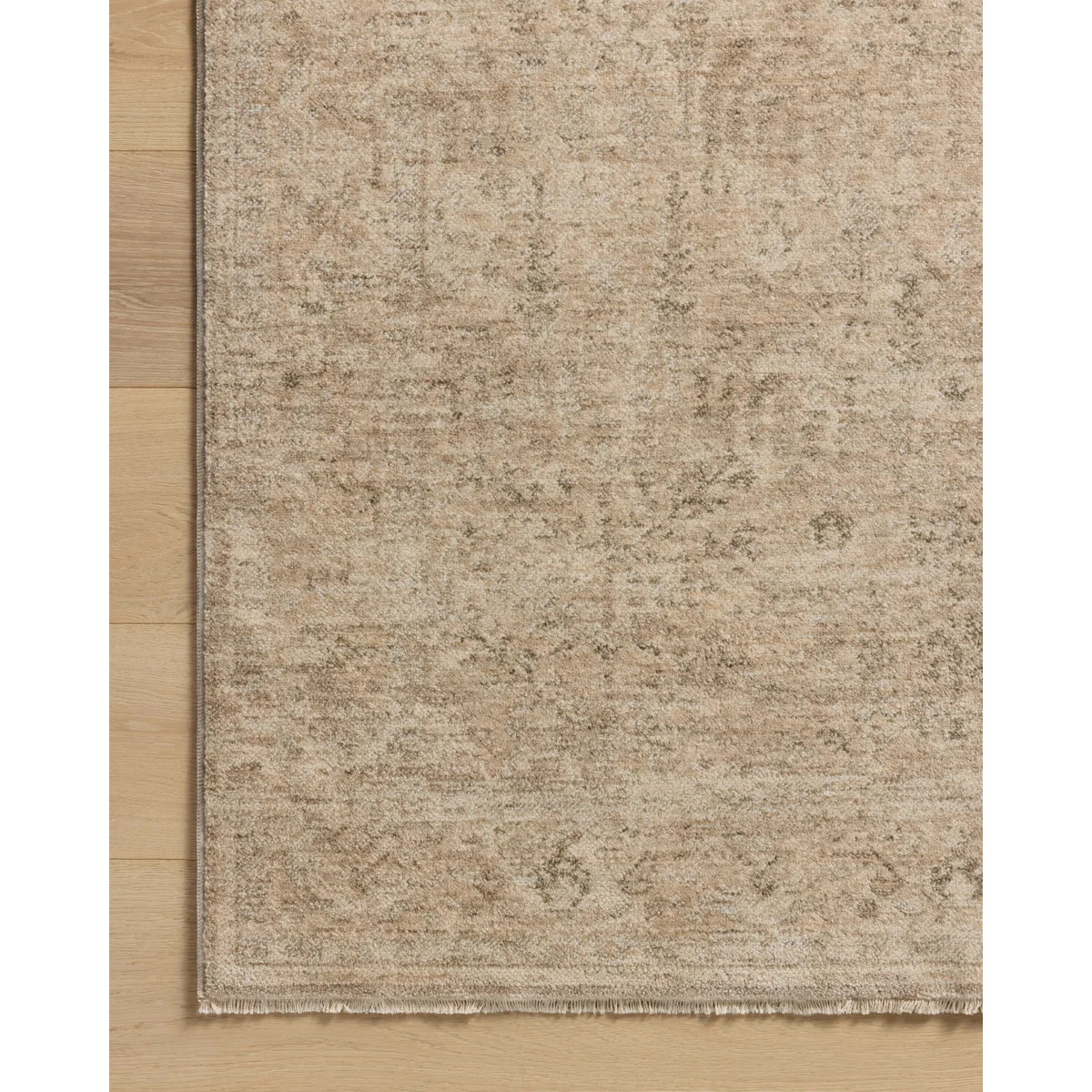 Magnolia Home by Joanna Gaines x Loloi Junie Oatmeal / Smoke Area Rug | Wayfair North America