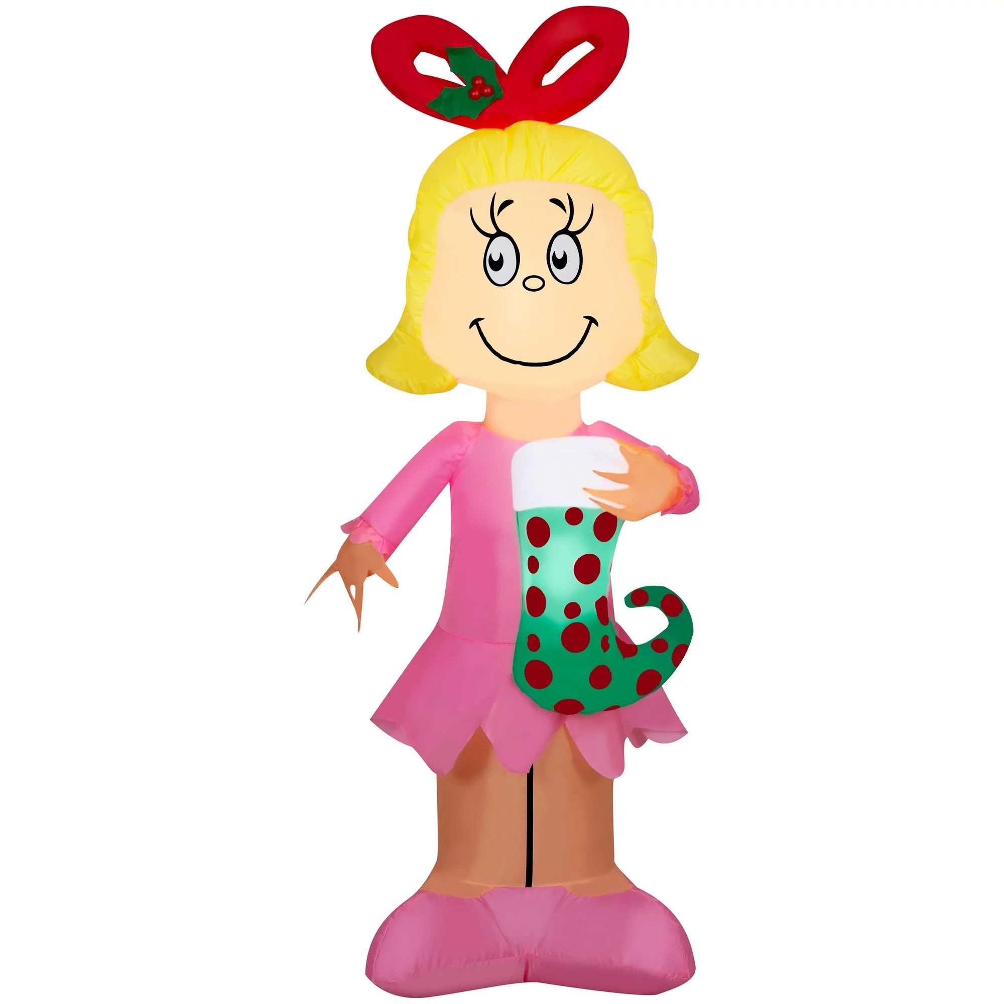 Airblown Inflatables 5 Foot The Grinch Cindy Lou Who Decoration | Walmart (US)