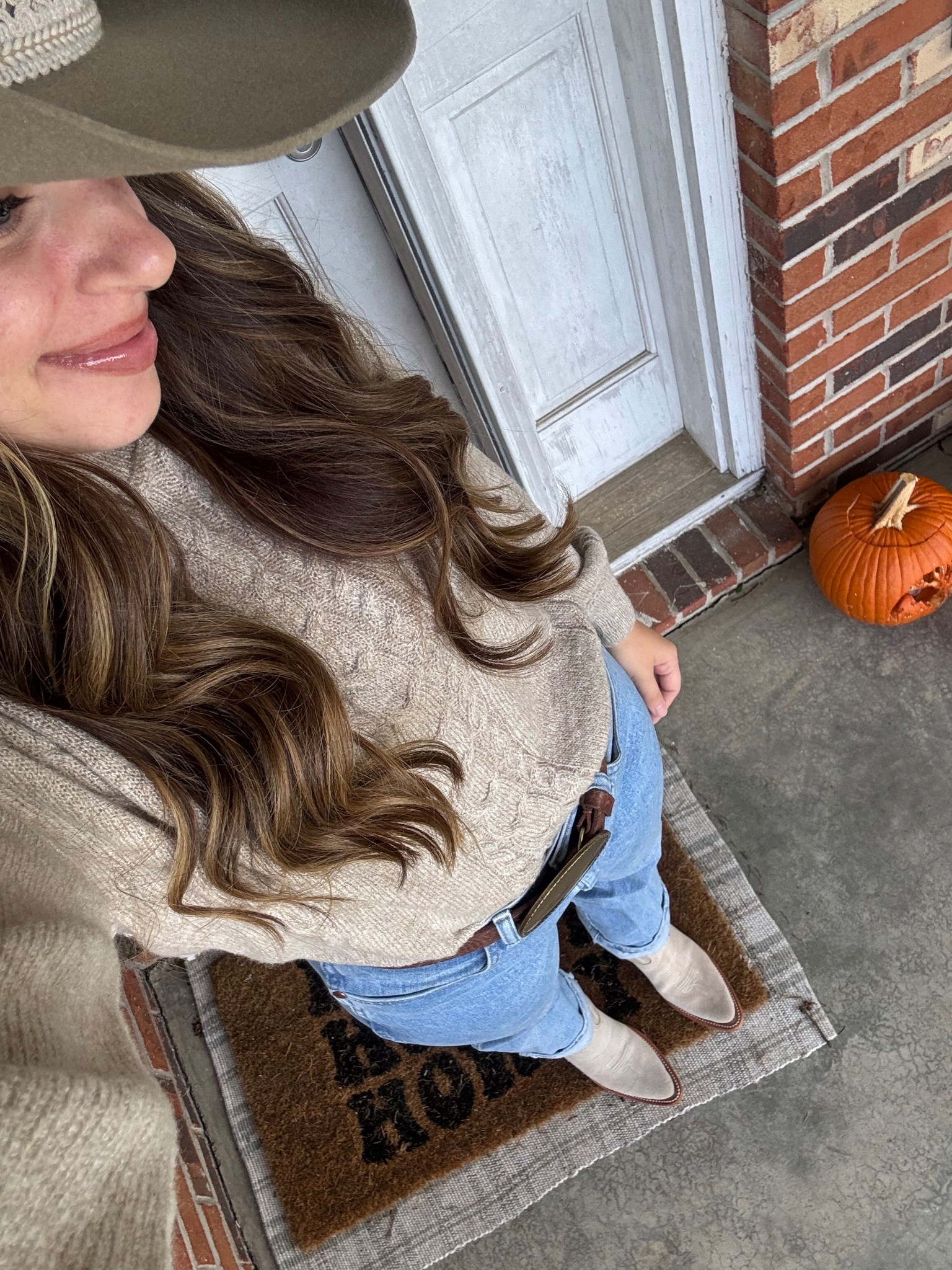 Fall fit! 

Warm neutrals, espresso brown, vanilla latte, equestrian style, western wear, western chic, ribbed details, ruffles, 

#LTKShoeCrush #LTKSeasonal #LTKStyleTip