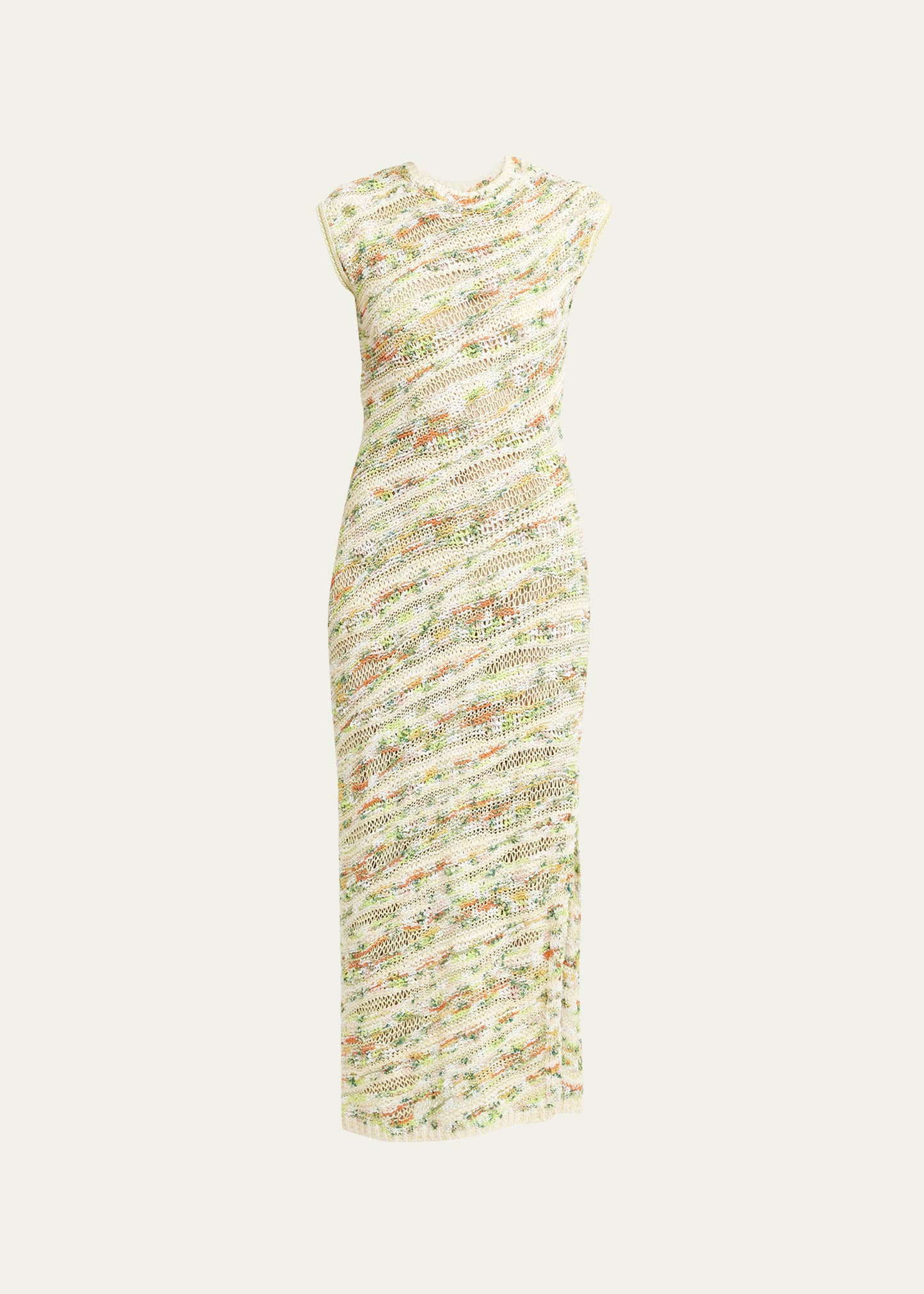 Ulla Johnson Dune Floral Pastel Short-Sleeve Knit Dress | Bergdorf Goodman