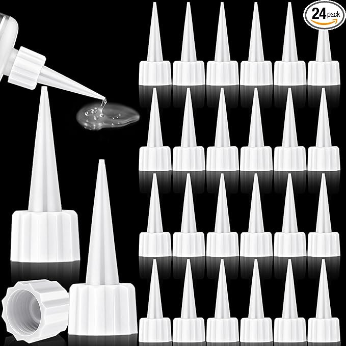 Amazon.com: Loopeer 24 Pcs 312 Extra Tips for Ca Glue Snip Tip Applicator Tips Cap Plastic Glue M... | Amazon (US)
