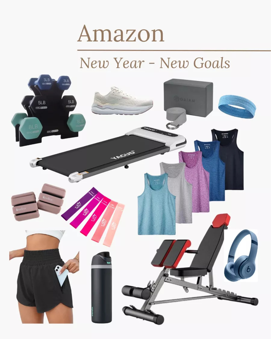 Amazon New Year - New Goals #fitnessgoals #amazonhome #amazonactive #workoutequipment #amazonfashion #LTKFitness #LTKStyleTip

 

 #LTKHoliday #LTKfitnessgoals #LTKSeasonal