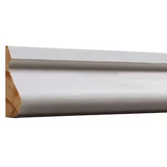 RELIABILT 5/8-in x 1.375-in x 8-ft Primed Pine Baseboard Moulding | Lowe's