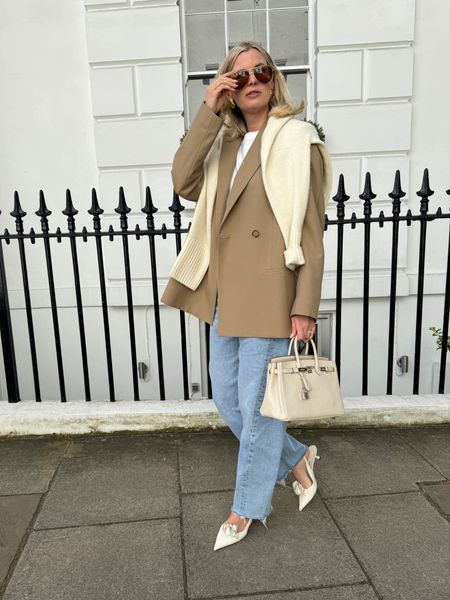 Perfect blazer for spring and these are my favourite jeans at the moment.

Size 38 blazer, size 27 jeans. Shoes true to size. 

#LTKstyletip #LTKeurope #LTKSeasonal