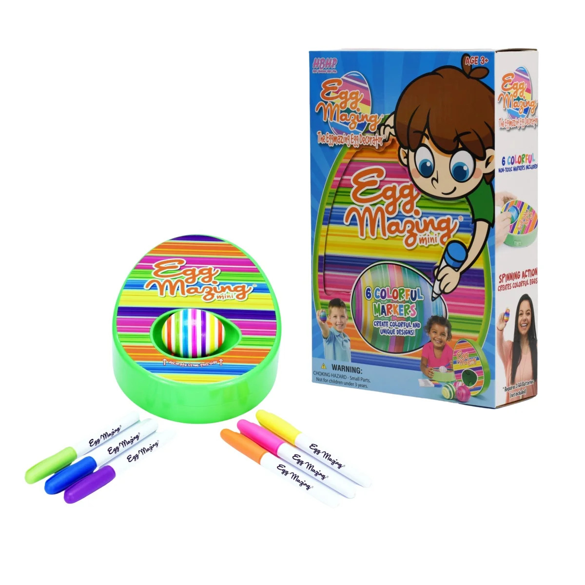 Eggmazing4 stars out of 3 reviews(4.0)|3 The Mini Eggmazing Easter Egg Decorating Art & Craft Kit... | Walmart (US)