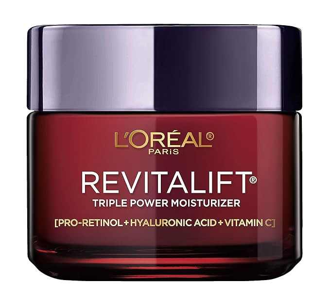 L’Oreal Paris Skincare Revitalift Triple Power Anti-Aging Face Moisturizer with Pro Retinol, Hy... | Amazon (US)