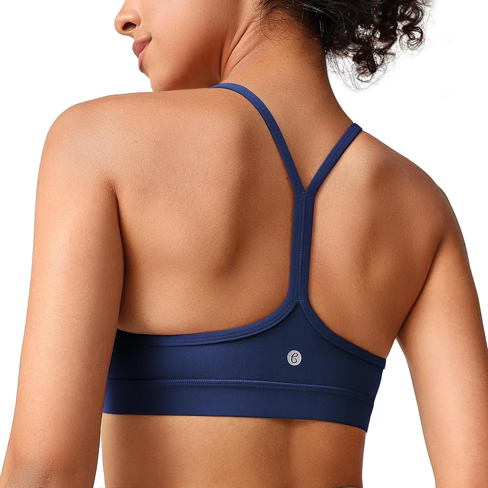 BAYDI Clouduxi Y Back Sports Bras for Women - Light Support Racerback Yoga Bra, A-C Cups | Amazon (US)