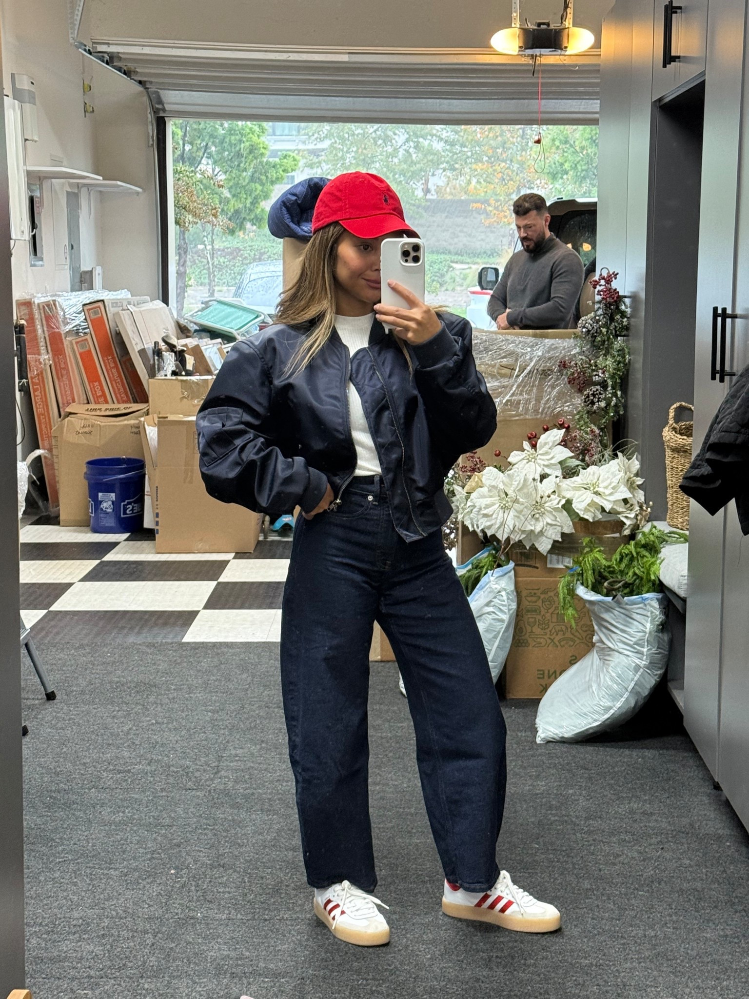 Casual outfit 
Bomber - Frankie Shop
Jeans - size 23

#LTKootd #LTKFindsUnder100 #LTKFindsUnder50