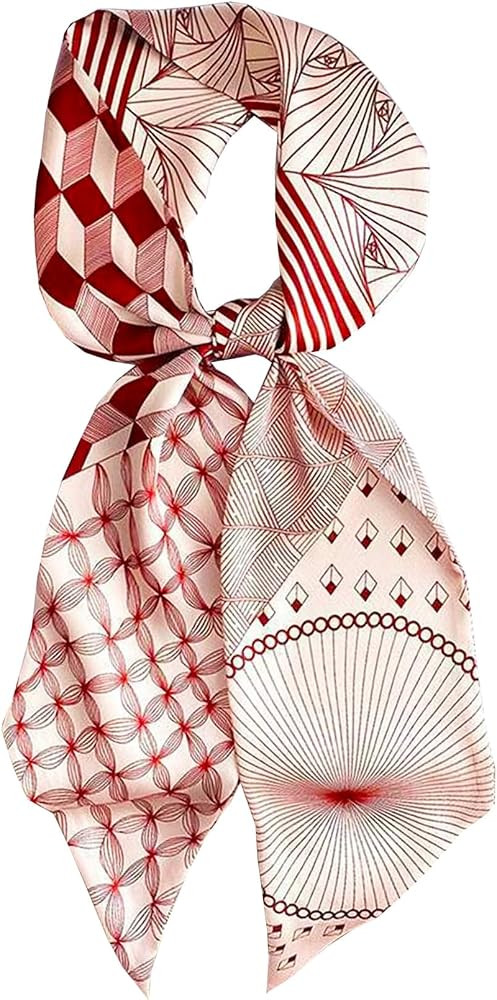 Purse Scarf For Handbags Head Scarves For Women's Hair Bags Scarfs Long Skinny Scarves Fashion Si... | Amazon (US)