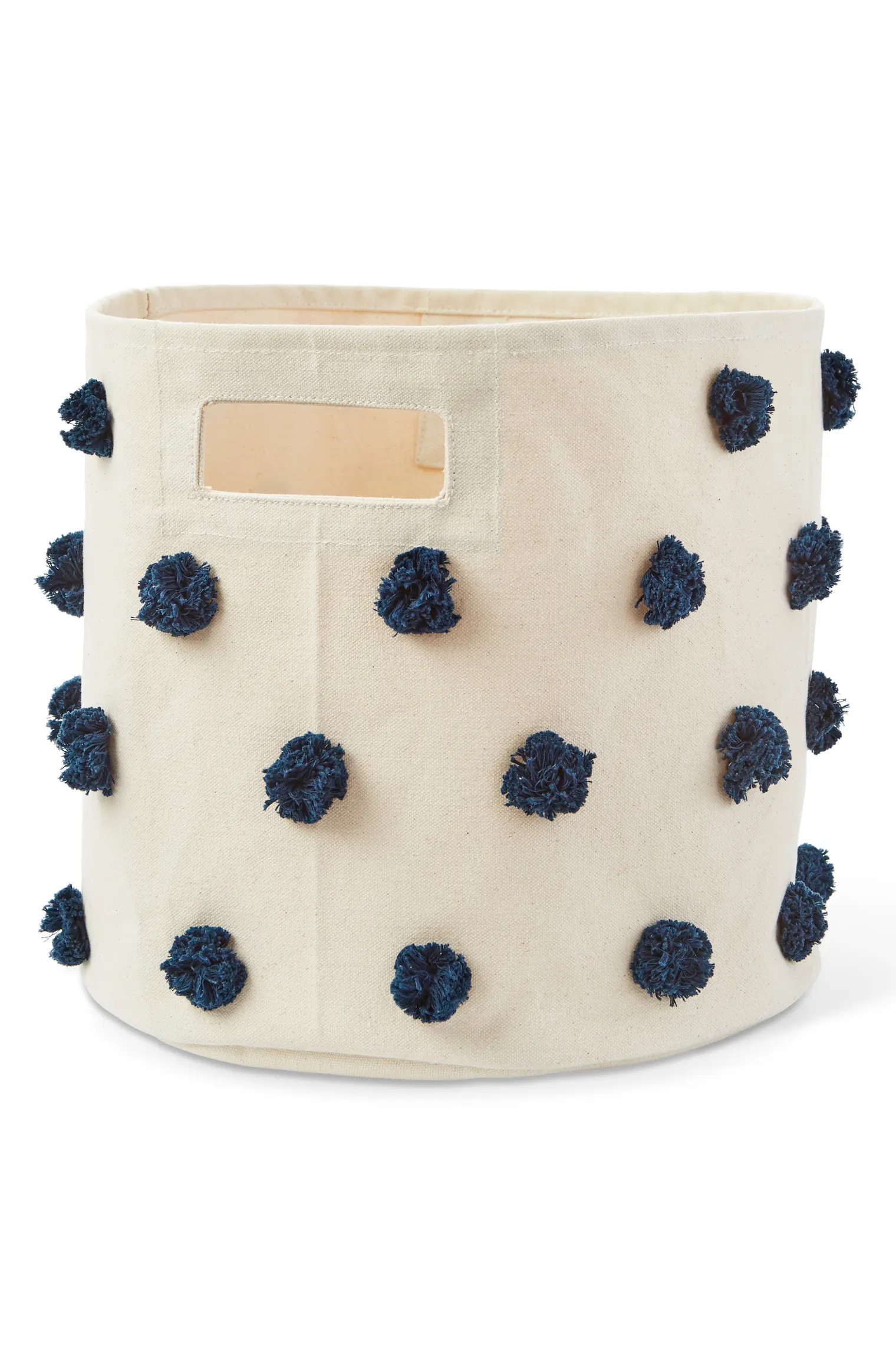 Pompom Canvas Bin | Nordstrom