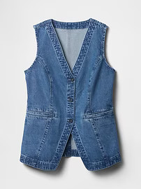 Longline Denim Vest | Gap (US)