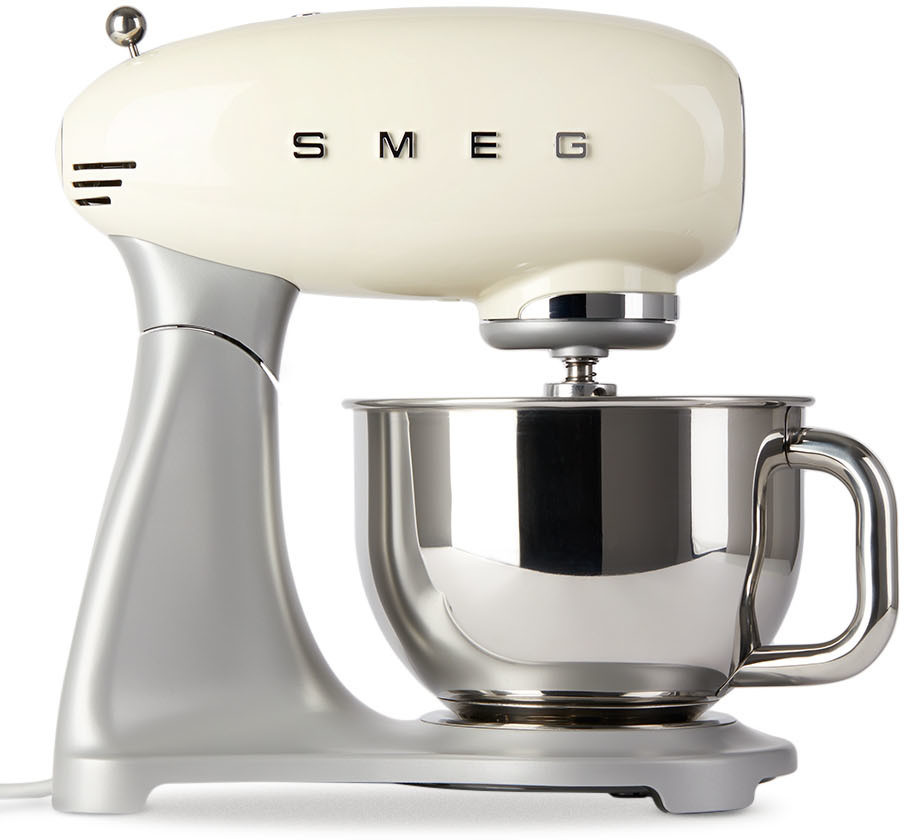 Beige Retro-Style Stand Mixer | SSENSE