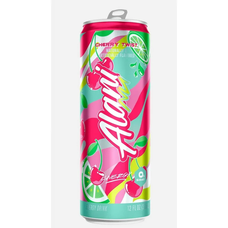 Alani Nu Energy Drink, Cherry Twist Limited Time Only, 12 fl oz (Single Can) | Walmart (US)