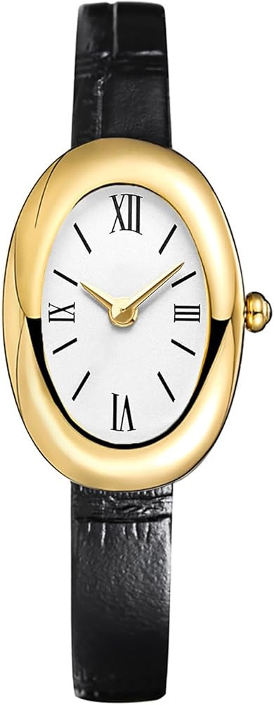MASTOP Bracelet Watch for Women - Elegant 24mm Oval Dial Bangle Watch - Gold Jewelry Style Quartz... | Amazon (US)