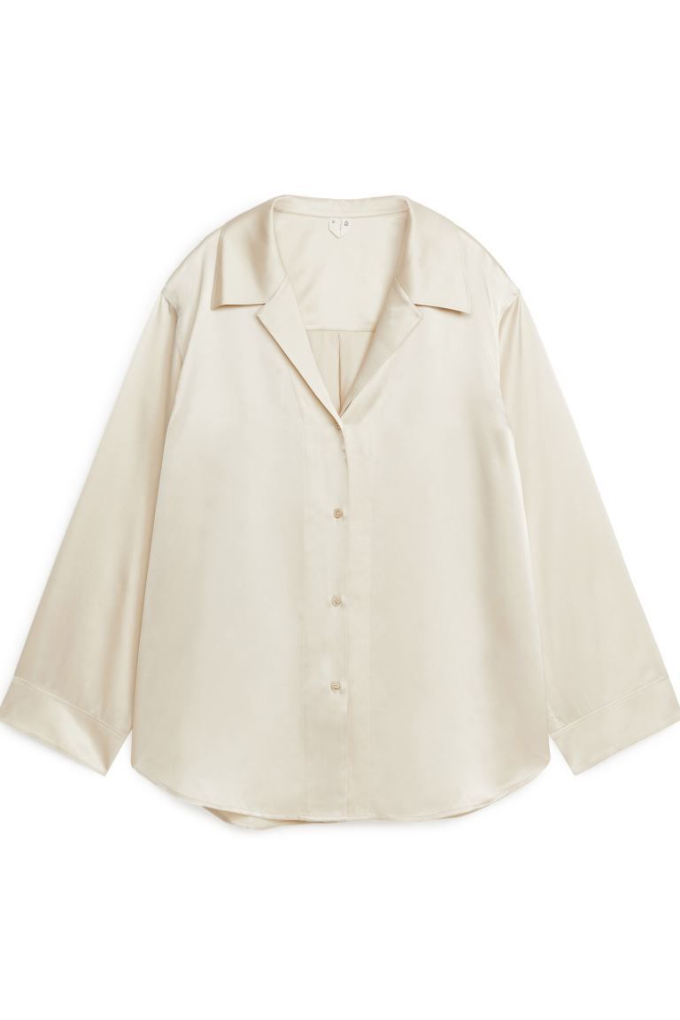 Relaxed Silk Shirt | H&M (UK, MY, IN, SG, PH, TW, HK)