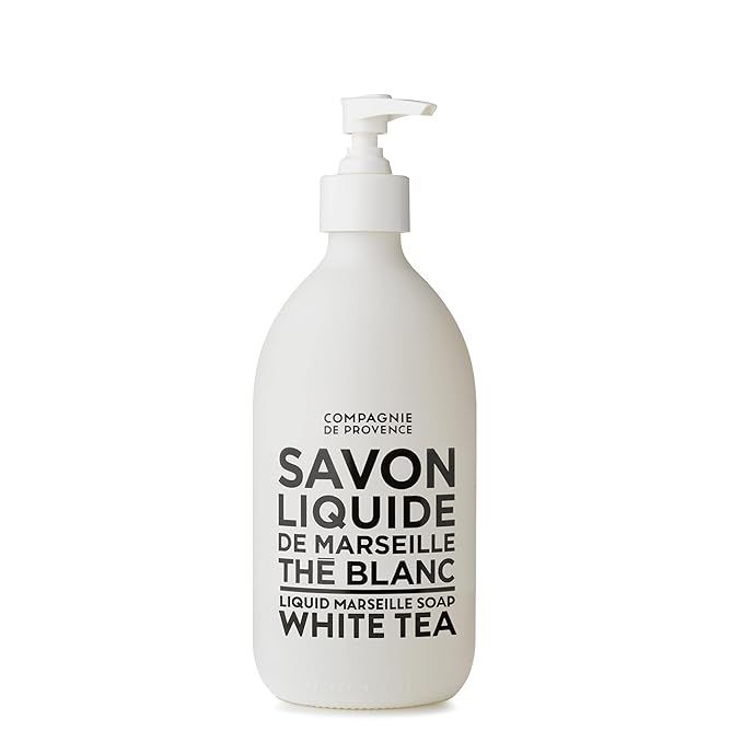 Compagnie de Provence Savon de Marseille Extra Pure Liquid Soap - White Tea - 16.9 Fl Oz Glass Pu... | Amazon (US)