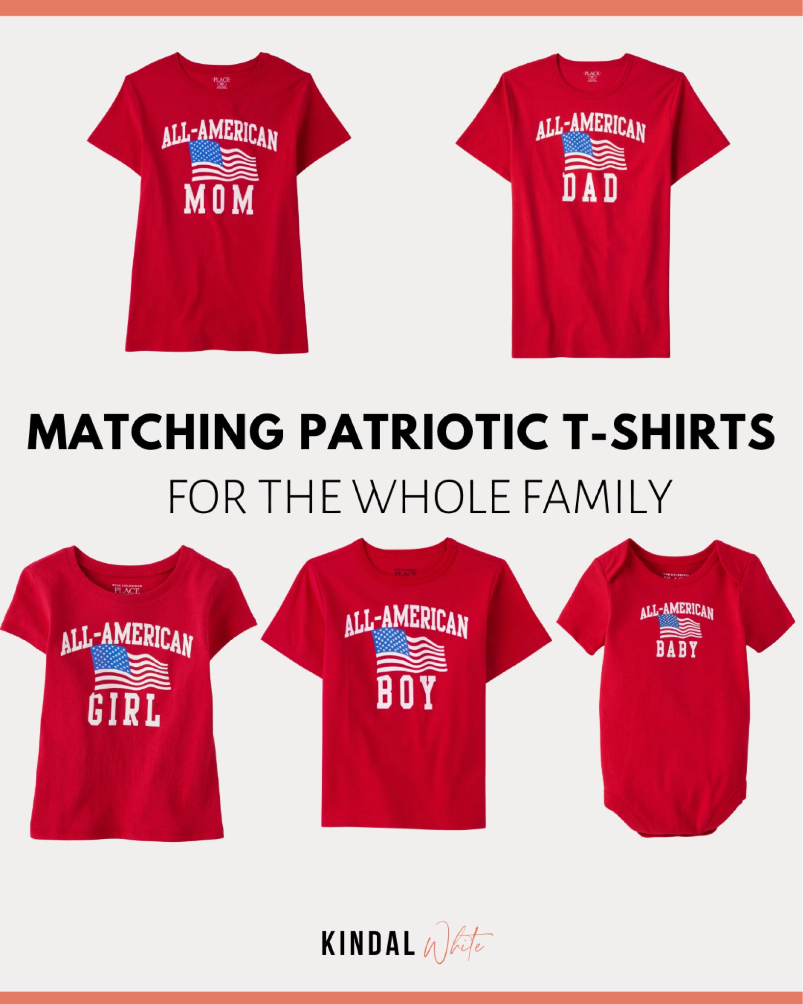 Matching family Patriotic shirts that are perfect for Memorial Day & the Fourth of July 🇺🇸  #AmericanFlag # MemorialDay #4thofJuly 

#LTKkids #LTKSeasonal #LTKfamily