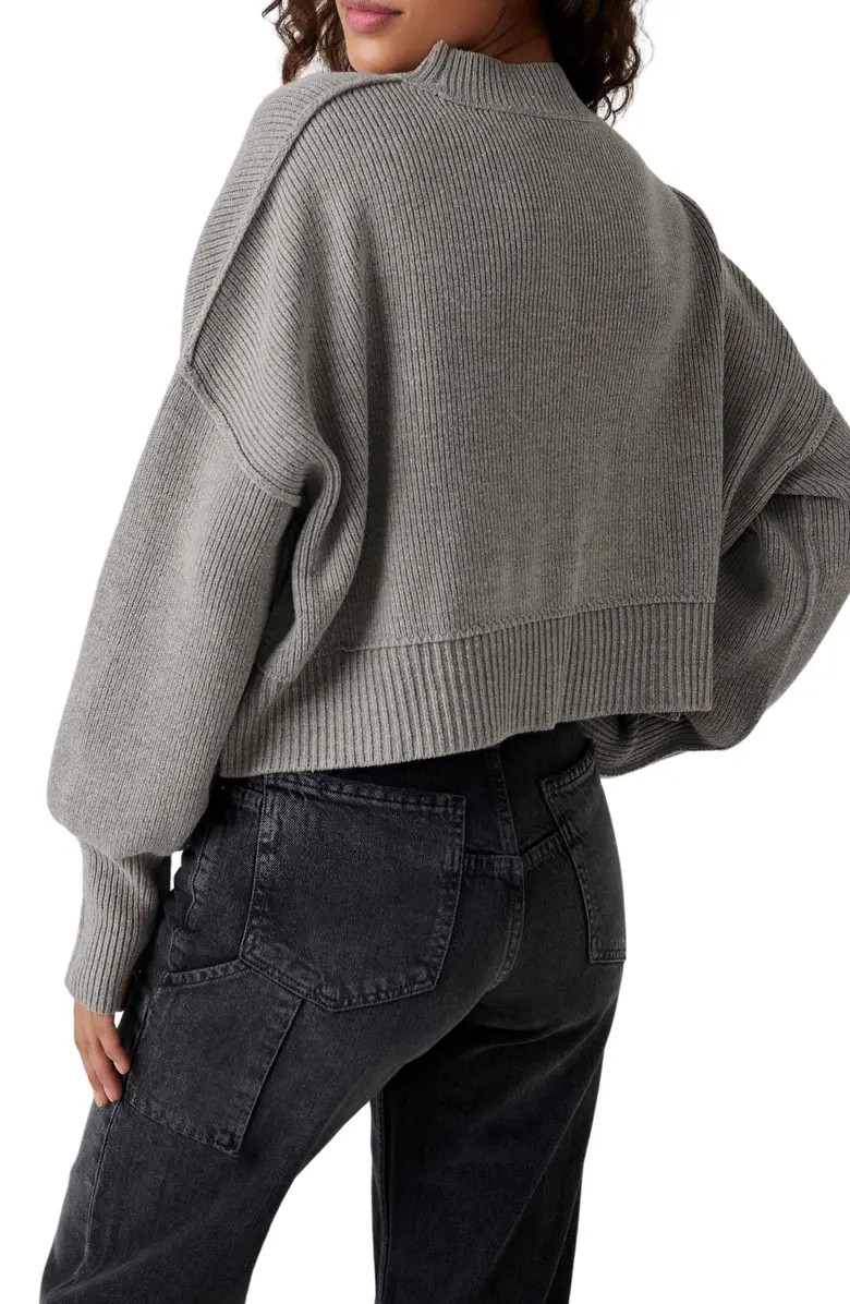 Free People Easy Street Crop Pullover | Nordstrom | Nordstrom