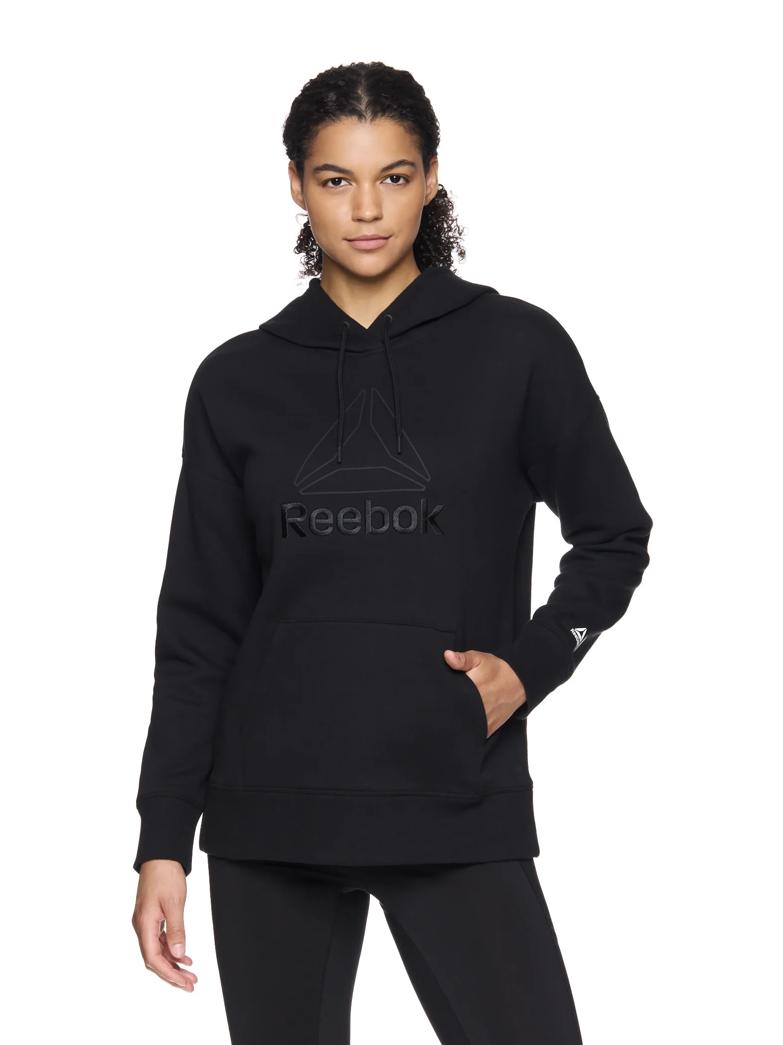 Reebok Women's and Women's Plus Large Logo Hoodie with Pocket, Sizes XS-4X | Walmart (US)