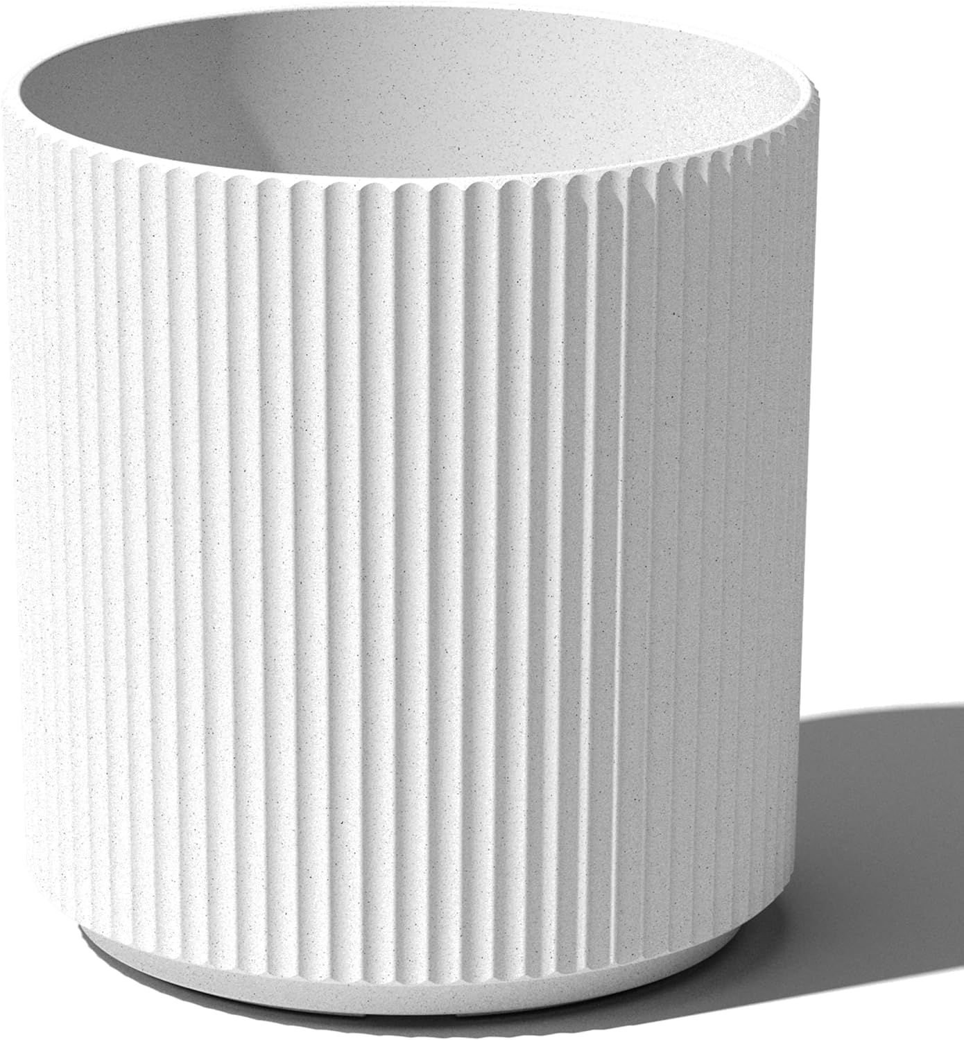 Veradek Demi Planter, White, 15 in Wide x 16 in High, All Weather Resistant, Made from Patent Con... | Amazon (US)