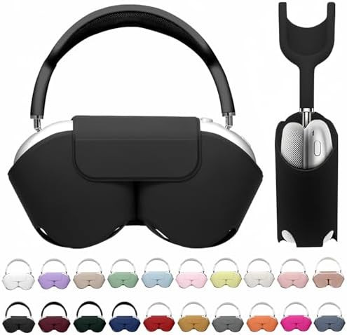 Maxjoy for Apple Airpods Max Smart Case Cover, Soft PU Leather Protective Cover Accessories for A... | Amazon (US)