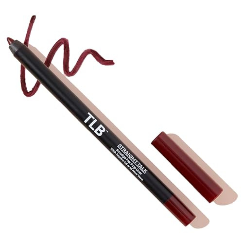 The Lip Bar - Lip Liner, Straight Talk (Burgundy) - High Pigment & Super Creamy - Smudge Proof & Water Resistant - Jojoba Oil, Aloe Vera, Coconut Oil, & Vitamin E - Vegan & Cruelty Free - .042 oz | Amazon (US)