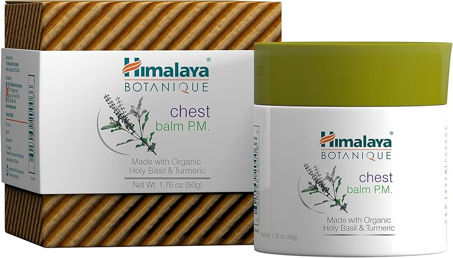 Himalaya Botanique Chest Balm P.M., Soothing, Calming and Comforting Care for Restful Nights, 1.7... | Amazon (US)
