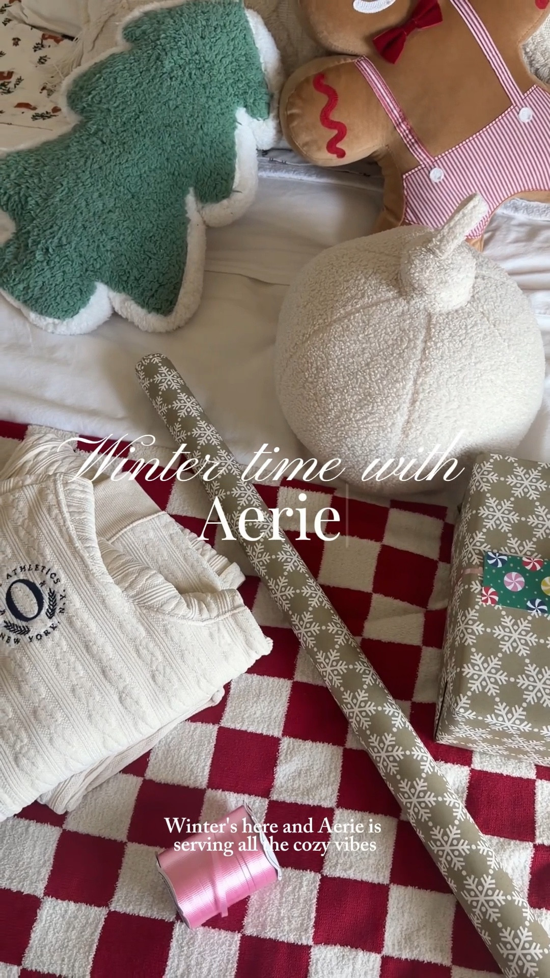 Bundled up and ready for everything winter @aerie 🧣❄️☕️
Which look will you be adding to
your wish list?

#LTKGiftGuide #LTKHoliday #LTKootd