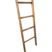 Wooden Blanket Ladder by CW Furniture Choose Various Heights Custom Modern Towel Rack Wood Poplar Towel Ladder Bathroom Ladder Sustainable | Etsy (US)