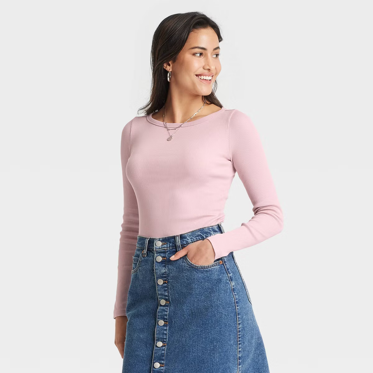 Women's Long Sleeve Boat Neck T-Shirt - Universal Thread™ | Target