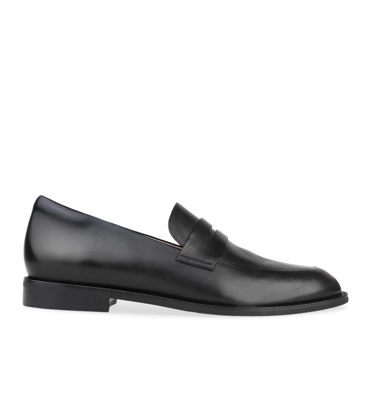 Black Leather Loafers | Bared Footwear