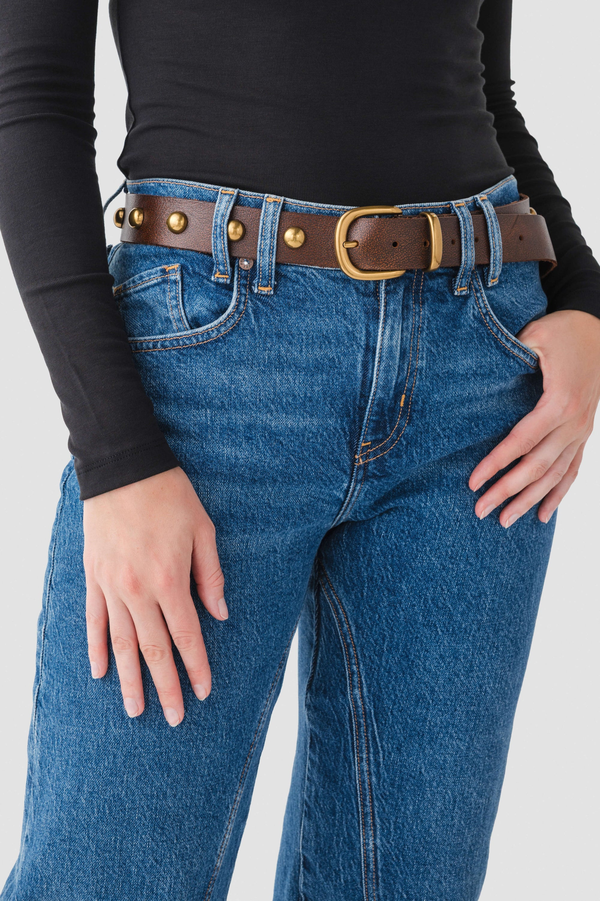Free People Rhodes Stud Belt | Social Threads