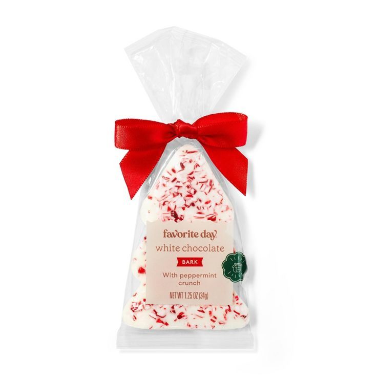 Christmas Tree White Chocolate Bark with Peppermint - Favorite Day™ | Target