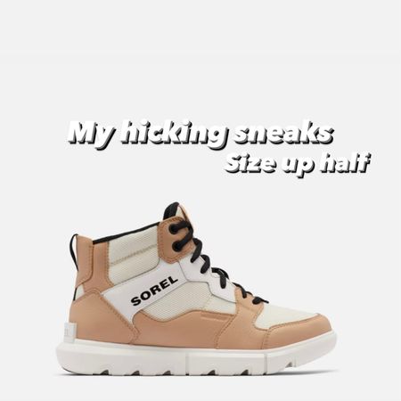 Hiking sneakers for! I sized up .5 Sorel. 

#LTKcurves #LTKsalealert #LTKunder100