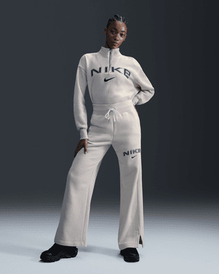 Nike Sportswear Phoenix Fleece Women's High-Waisted Wide-Leg Logo Pants | Nike (US)