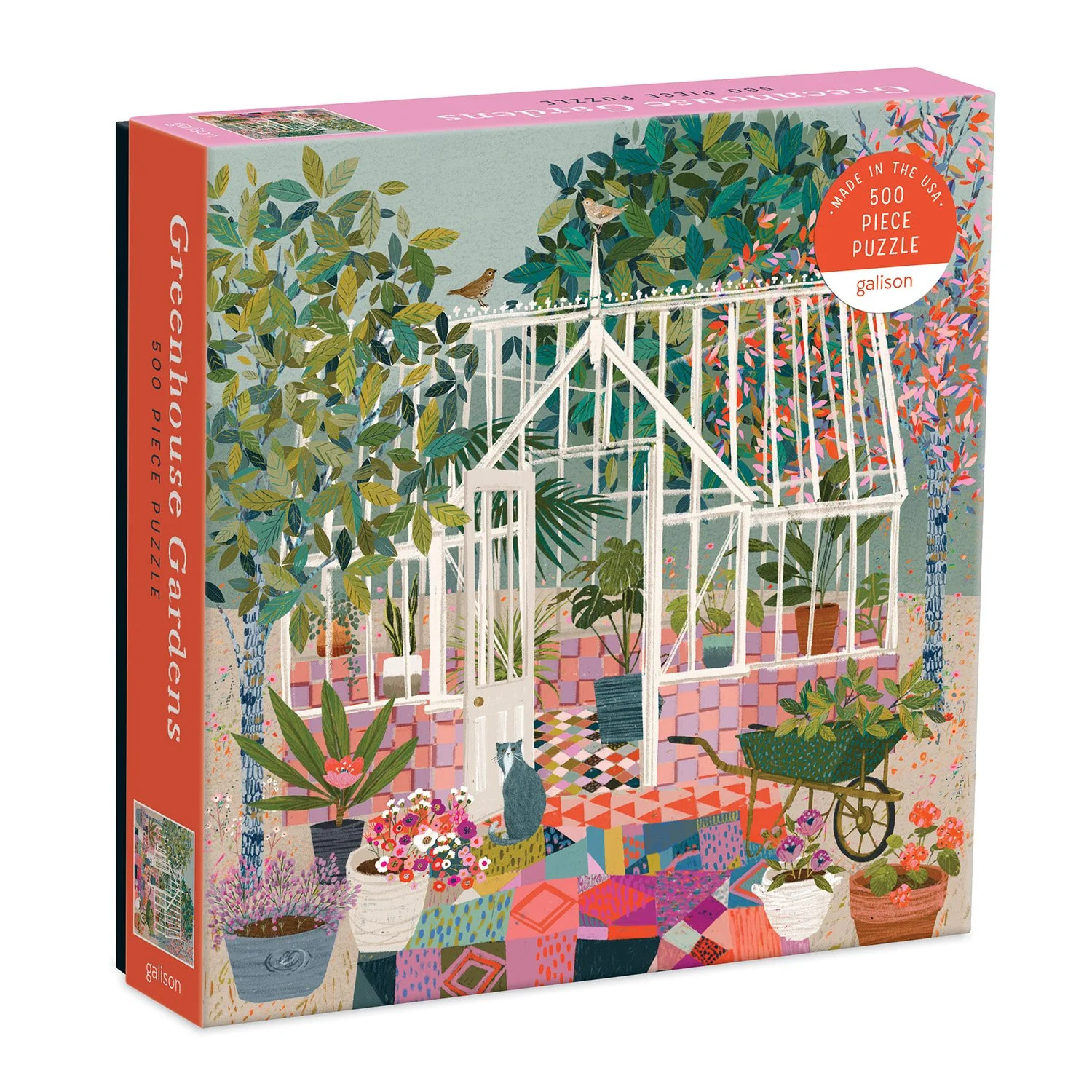 Greenhouse Gardens 500 Piece Jigsaw Puzzle | Galison