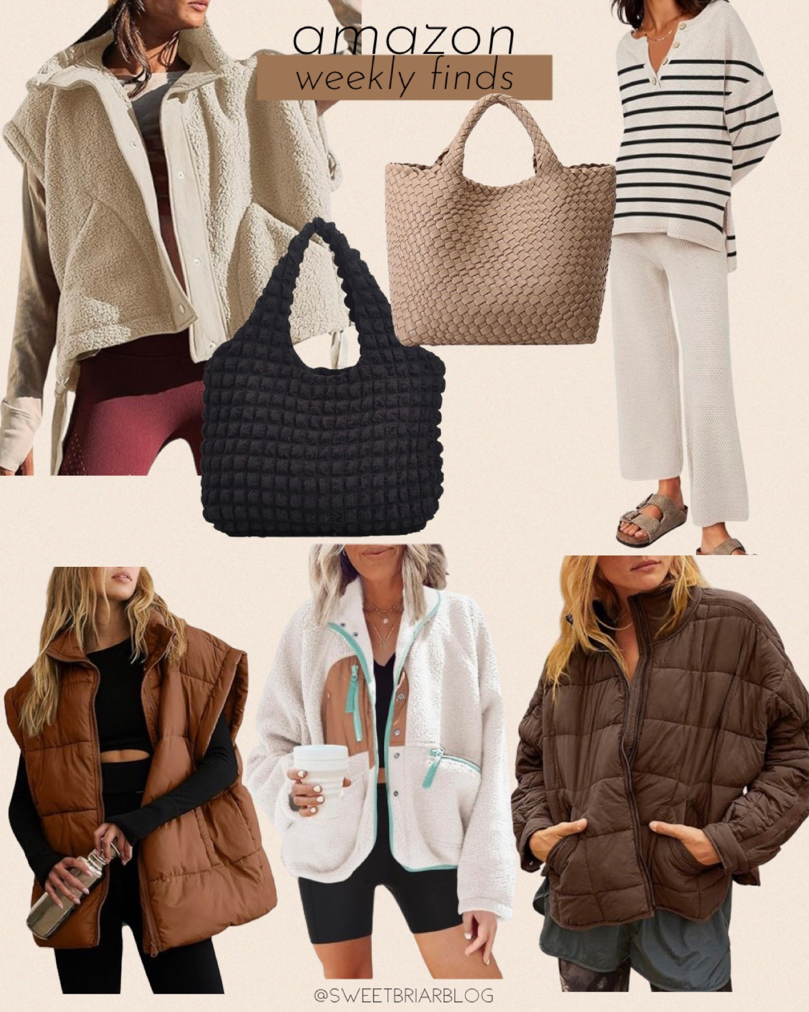 amazon weekly finds // amazon free people movement look a likes // fp movement puffer vest // fp movement puffer down jacket // fp movement fleece // botega look a like bags // 

#LTKHoliday #LTKGiftGuide