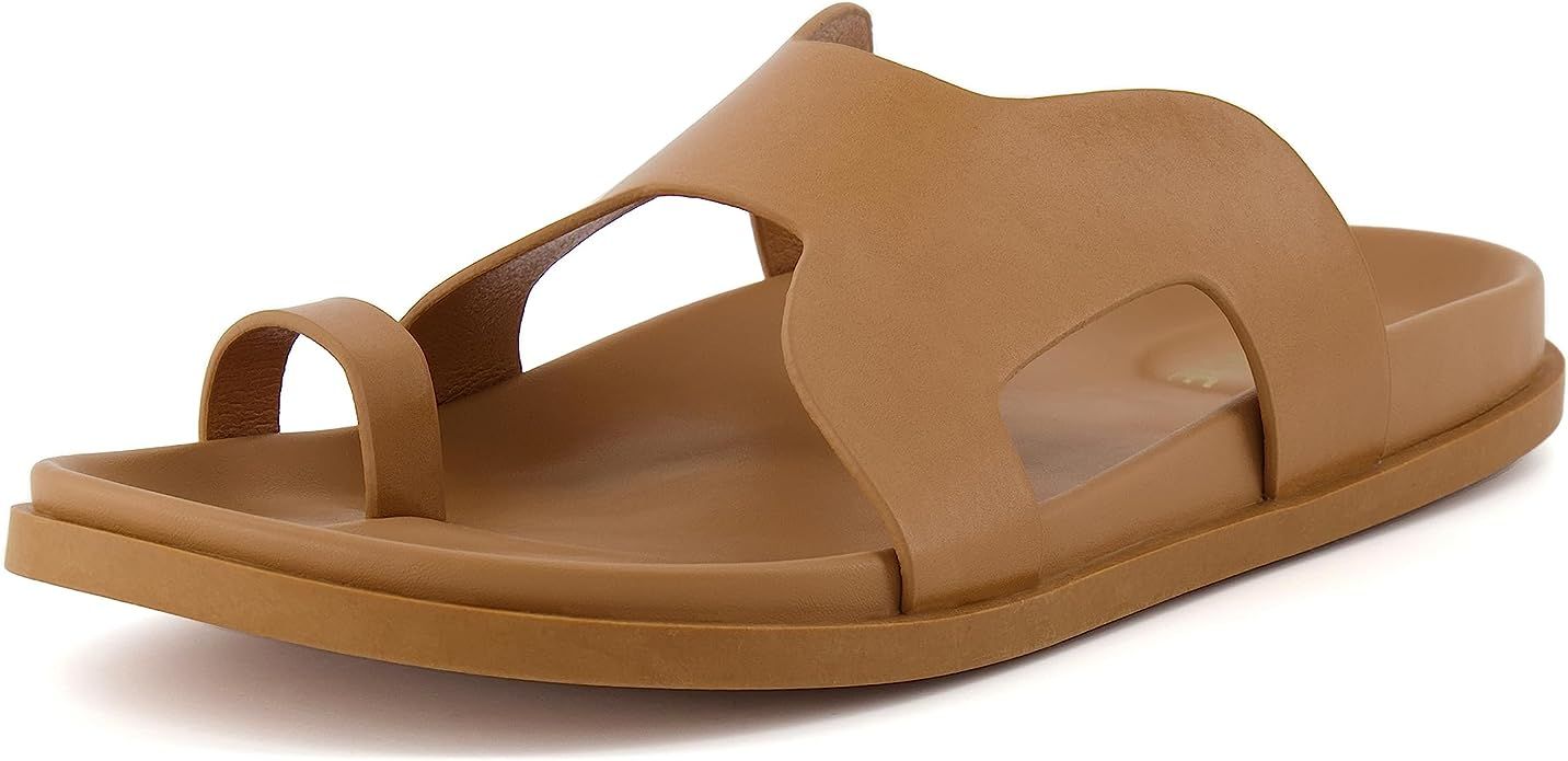 CUSHIONAIRE Women's Lover footbed sandal with +Comfort, Wide Widths Available | Amazon (US)