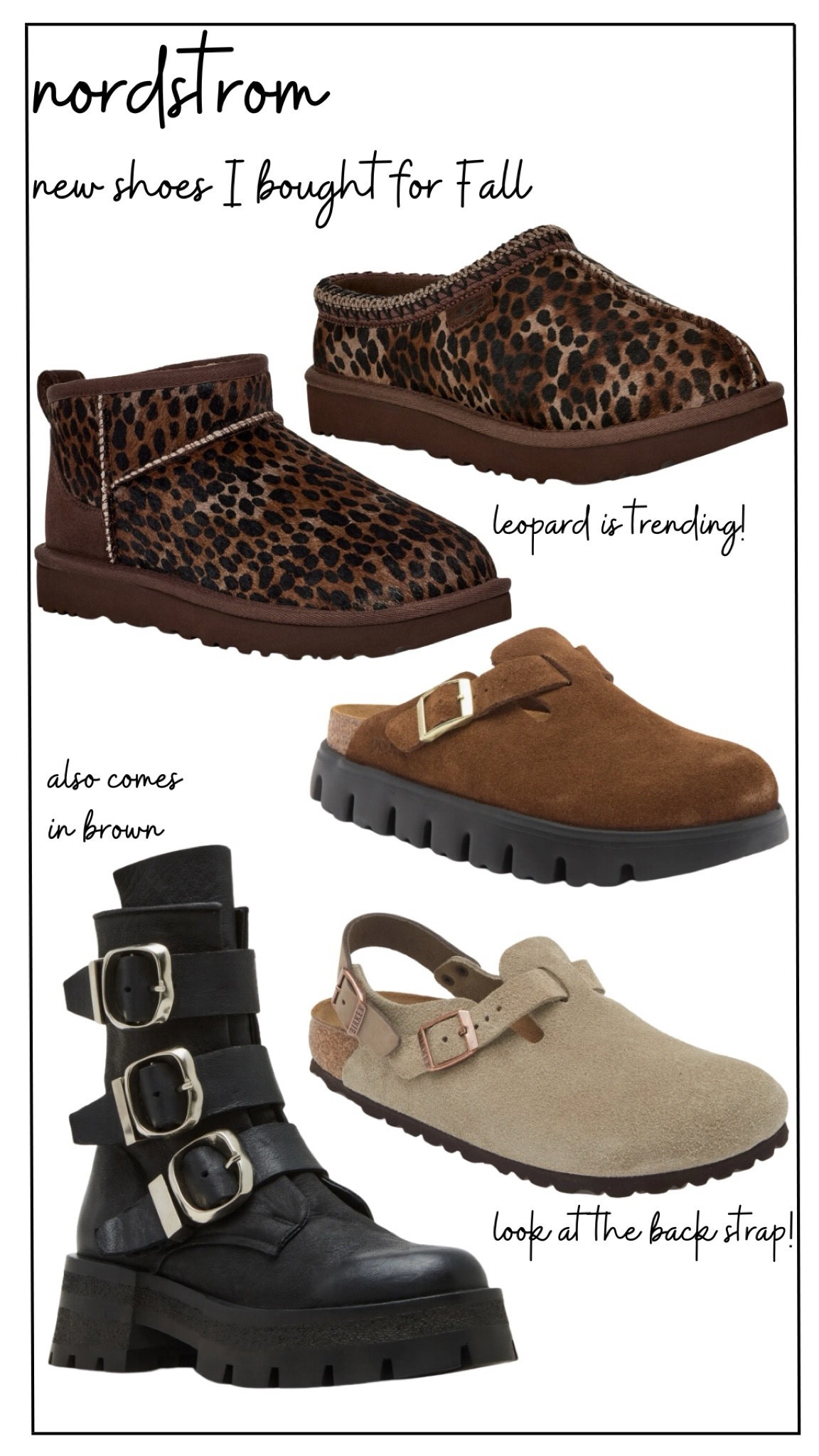 My newest additions to my shoe collection! I love that leopard is trending and I love clogs! Cannot wait for it to cool off so I can wear these! #LTKBacktoSchool

#LTKShoeCrush #LTKFindsUnder100