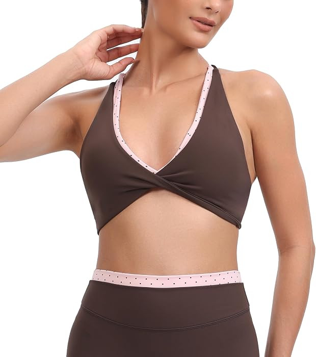 Aoxjox Metamorph Sienna Twist Sports Bra | Amazon (US)