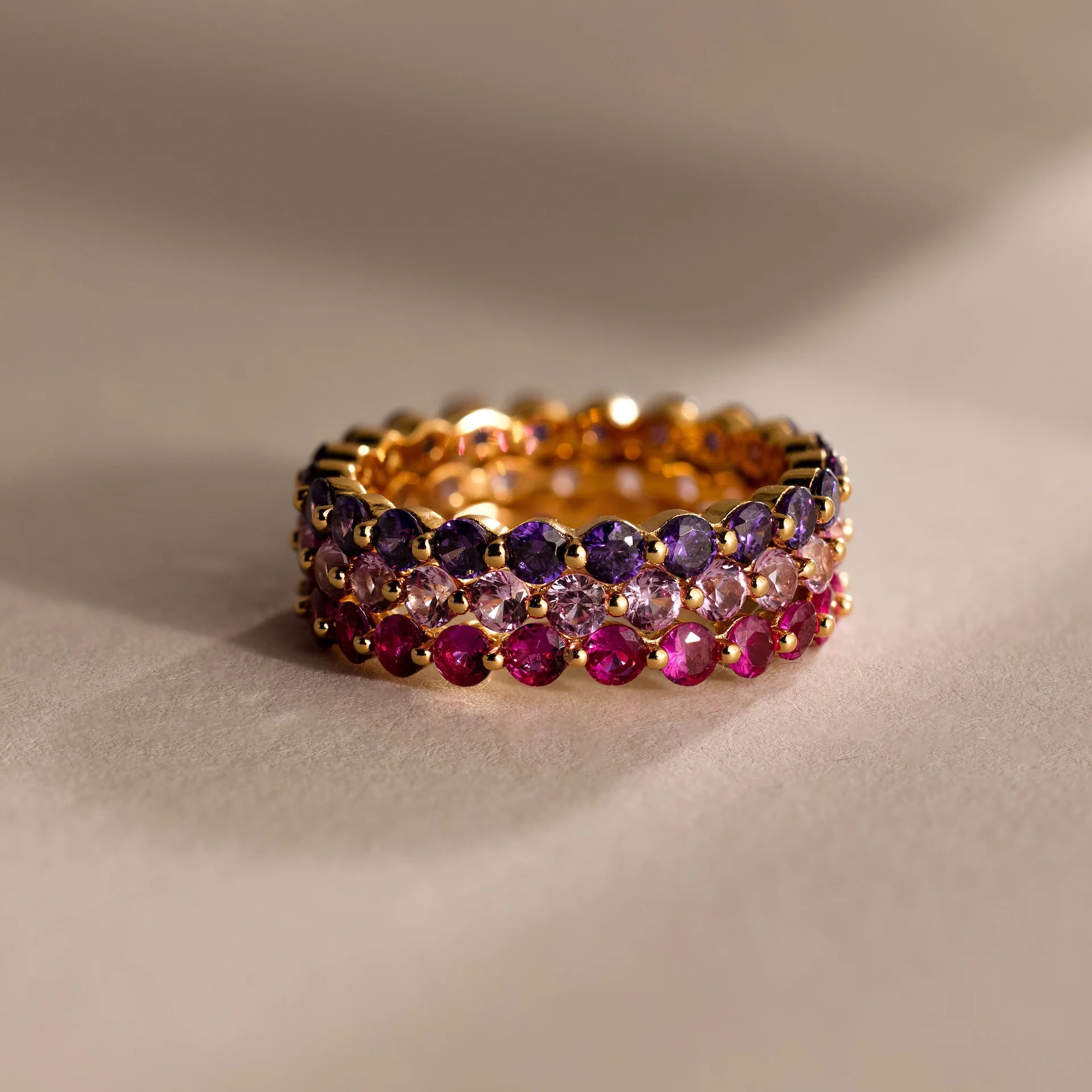 Lace Alexandrite Eternity Birthstone Ring | Caitlyn Minimalist | Caitlyn Minimalist