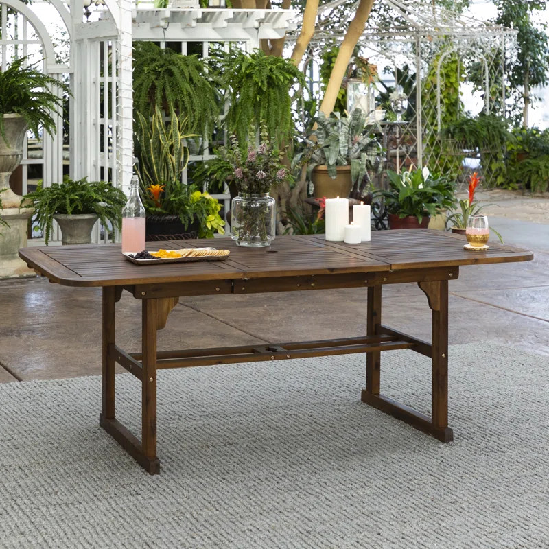 Alfonsi 6 - Person Rectangular Outdoor Dining Set | Wayfair North America