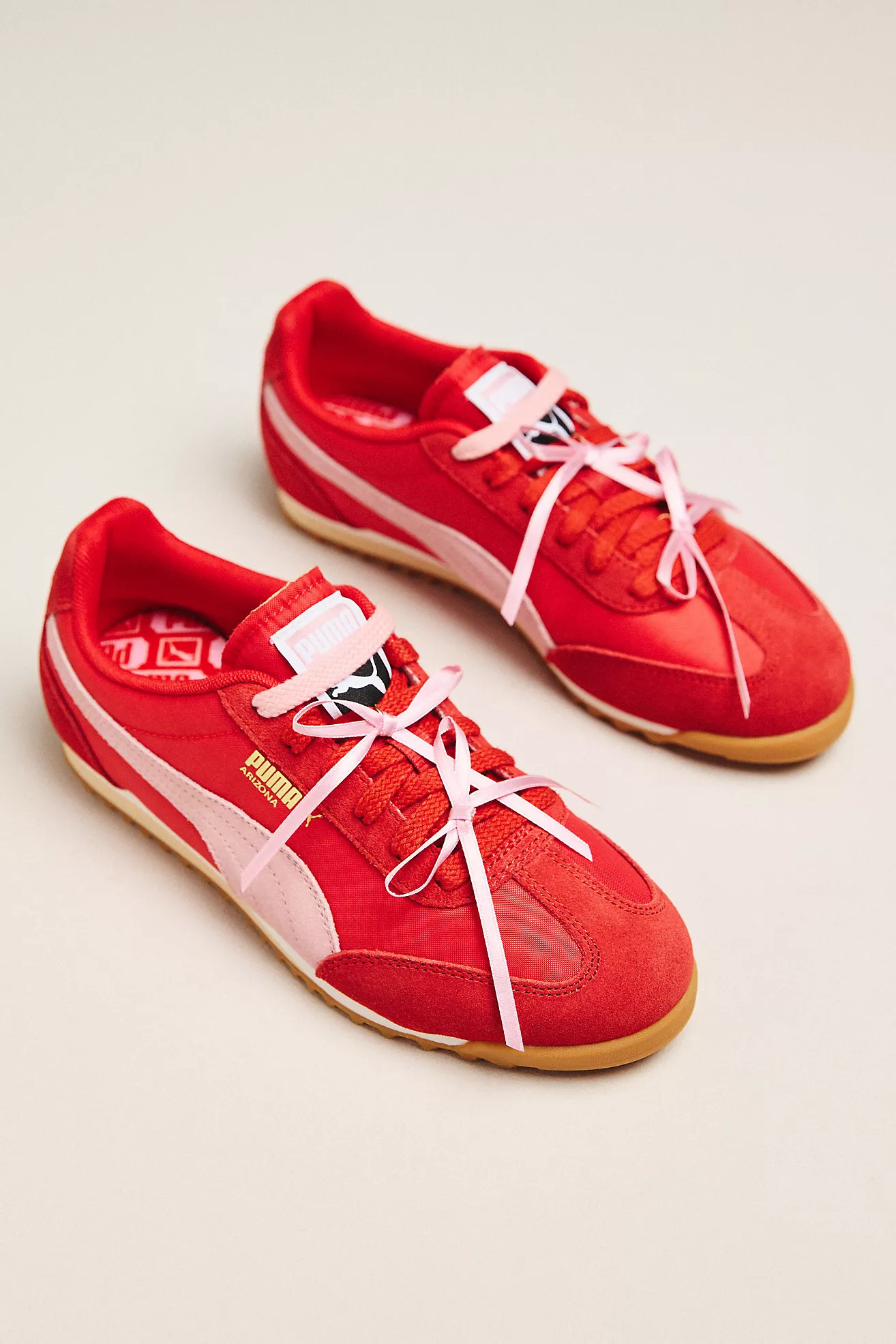 Anthro Exclusive Color: PUMA Arizona Bow Lace Sneakers | Anthropologie (US)