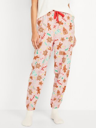 High-Waisted Flannel Pajama Joggers for Women | Old Navy (US)